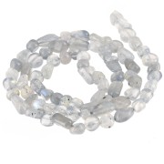 4 - 6mm Irregular nugget gemstone beads - Labradorite x40cm