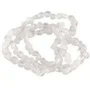 Perles nuggets irréguliers 4 - 6 mm pierre gemme - Pierre de lune x39cm