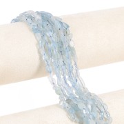 4 - 6mm irregular gemstone nuggets Beads - Aquamarine x39cm