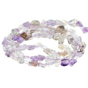4 - 6mm Irregular nugget gemstone beads - Ametrine x40cm