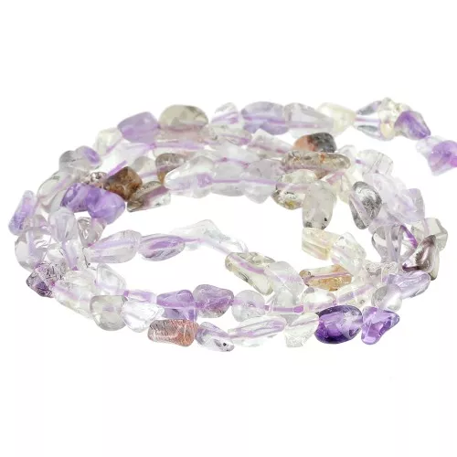 Irregular nugget beads 6 - 9 mm gemstone - Ametrine x40cm