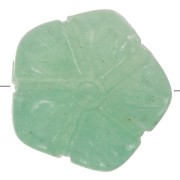 14mm gemstone flower bead - Aventurine x1