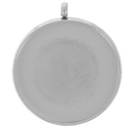 303L stainless steel Pendant setting for flat base 16mm cabochon x1|raw }}