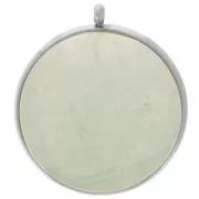 303L stainless steel Pendant setting for flat base 18mm cabochon x1