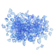 Crushed glass chips for resin - Irregular shine - Cobalt Blue AB x7g