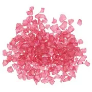Crushed glass chips for resin - Irregular shine - Red AB x7g