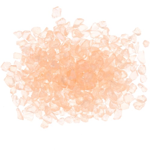 Crushed glass chips for resin - Irregular shine - Light Corail AB x7g