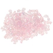 Crushed glass chips for resin - Irregular shine - Light pink AB x7g|raw }}