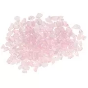 Crushed glass chips for resin - Irregular shine - Light pink AB x7g