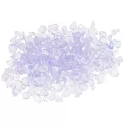 Crushed glass chips for resin - Irregular shine - Blue AB x7g