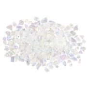 Crushed glass chips for resin - Irregular shine - Crystal AB x7g