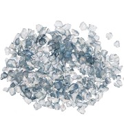 Crushed glass chips for resin - Irregular shine - AB Grey x7g|raw }}