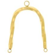 31x22mm 304L stainless steel U-shaped spacers - Gold x2|raw }}