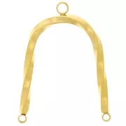 31x22mm 304L stainless steel U-shaped spacers - Gold x2