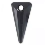 PureCrystal 6480 Spike Pendant 18mm Jet