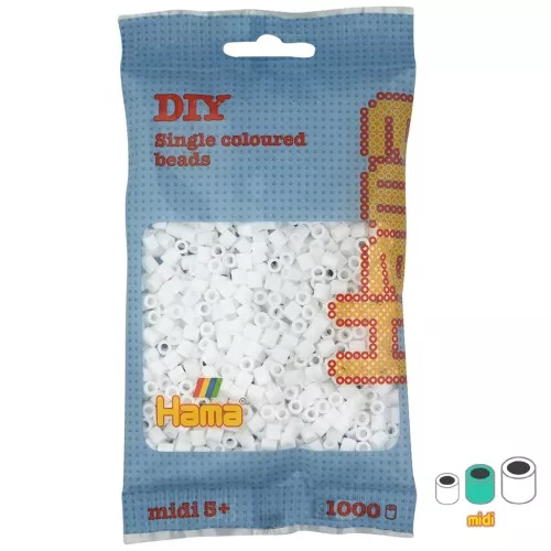 Hama Multi beads white (n°01) x1000