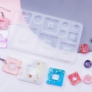 Silicone mold for resin pendants and spacers -Transparent x1