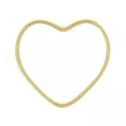 6x7mm Mounting and weaving ring - Rough brass x1