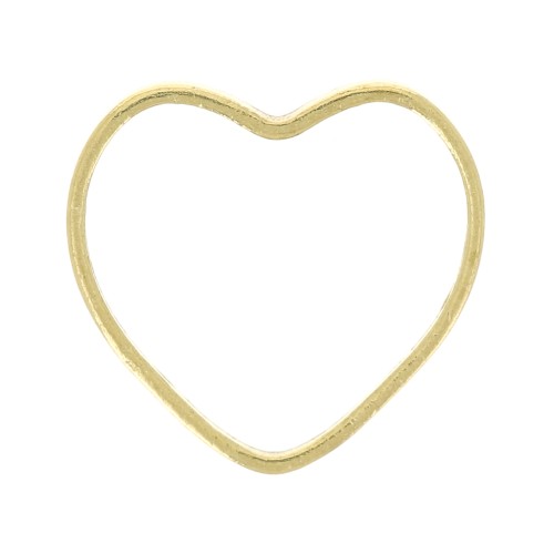 6x7mm Mounting and weaving ring - Rough brass x1