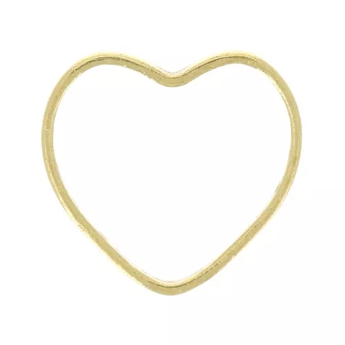 6x7mm Mounting and weaving ring - Rough brass x1