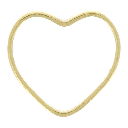 9x10mm Mounting and weaving ring - Rough brass x1