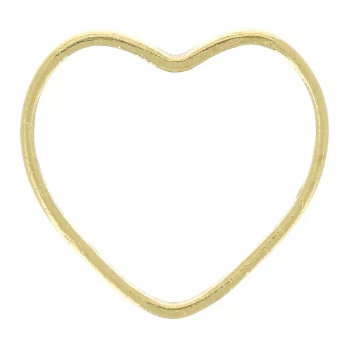 9x10mm Mounting and weaving ring - Rough brass x1