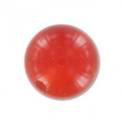 Half-drilled beads 8mm Red Onyx x2|raw }}