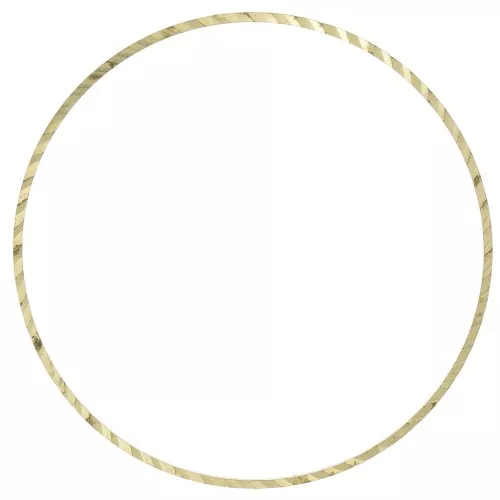 50mm round weaving and mounting ring - Rough brass x1