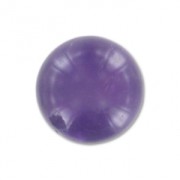 Half-drilled beads 8mm Amethyste  x2