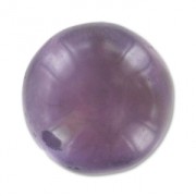 Half-drilled beads 10mm Amethyste x2|raw }}