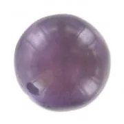 Half-drilled beads 10mm Amethyste x2