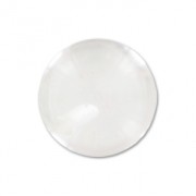 Half-drilled beads 8mm Crystal Quartz x2|raw }}