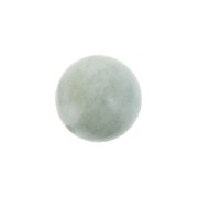 Half-drilled beads 6mm Aquamarine x2|raw }}