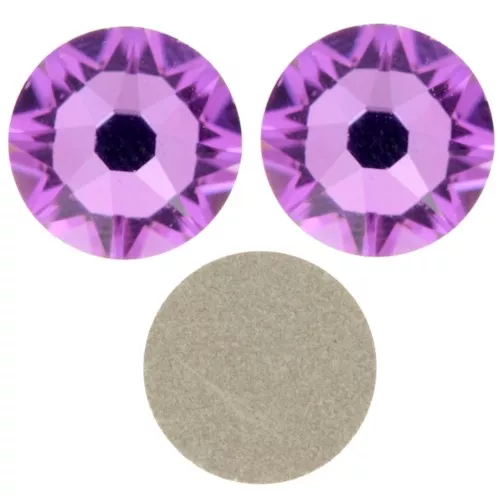 6mm PureCrystal 2088 stick-on Crystal rhinestones - Crystal Vitrail Light x10