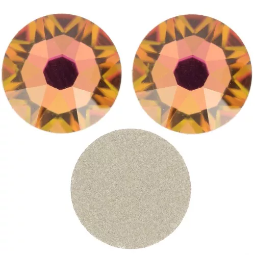 6mm PureCrystal 2088 stick-on Crystal rhinestones - Crystal Vitrail Medium x10