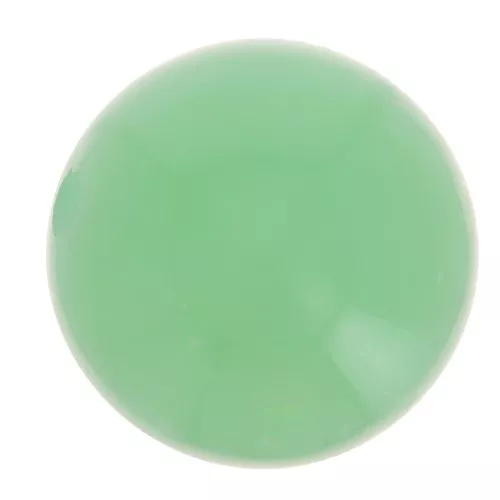 Half-drilled beads 8mm Chrysoprase x2