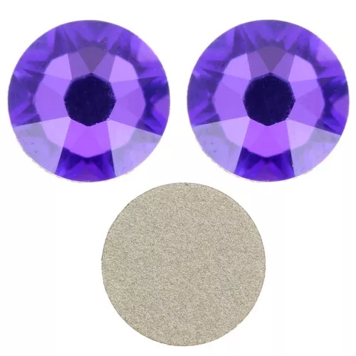 6mm PureCrystal 2088 stick-on Crystal rhinestones - Crystal Crystal Heliotrope x10