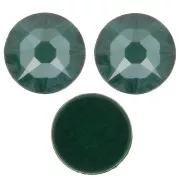 4mm PureCrystal stick-on rhinestones - Crystal Pine Green Ignite x36