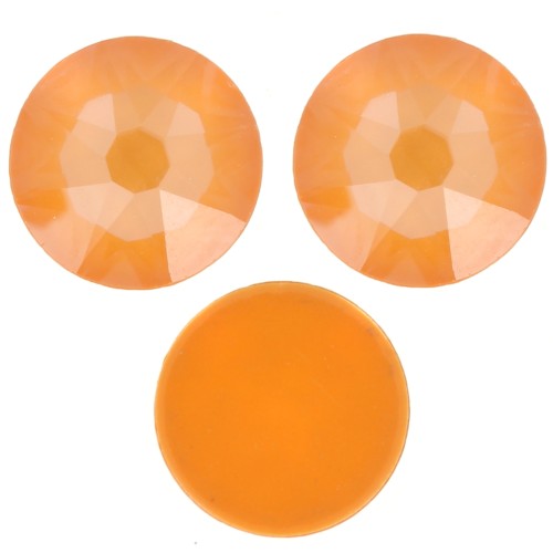 4mm PureCrystal stick-on rhinestones - Crystal Mango Ignite x36
