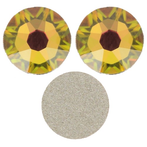 4mm PureCrystal stick-on rhinestones - Crystal Vitrail Medium x36