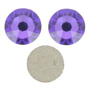 3mm PureCrystal STICK-ON RHINESTONES - Crystal Heliotrope x36