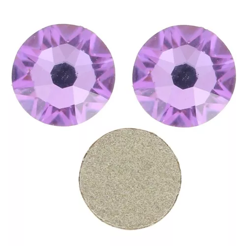 3mm PureCrystal STICK-ON RHINESTONES - Crystal Vitrail Light x36