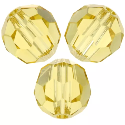 4mm PureCrystal 5000 Round beads - Reinvented Dark Jonquil x20