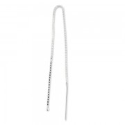 Ball chain earwires 925 Sterling Silver 95mm x2|raw }}