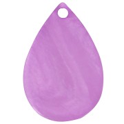 21x14mm Resin drop sequin - Marbled violet x1