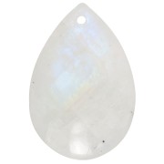 30x20mm pear gemstone pendant - Moonstone x1|raw }}