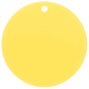 30mm Round clear acrylic pendant - Sunshine Yellow x1|raw }}