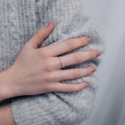 925 Sterling Silver Adjustable twisted wire ring Size 50 to 59 x1