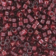 Miyuki Delica 11/0 DB0280 - Cranberry Lined Crystal Luster