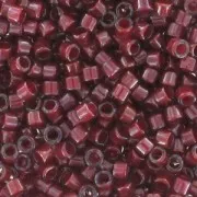Miyuki Delica 11/0 DB0280 - Cranberry Lined Crystal Luster